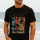 Beachside Casual Style_t-shirt mockup