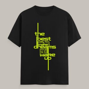 Men's Black Gym Motivation Quotes Classic Crew T-Shirt