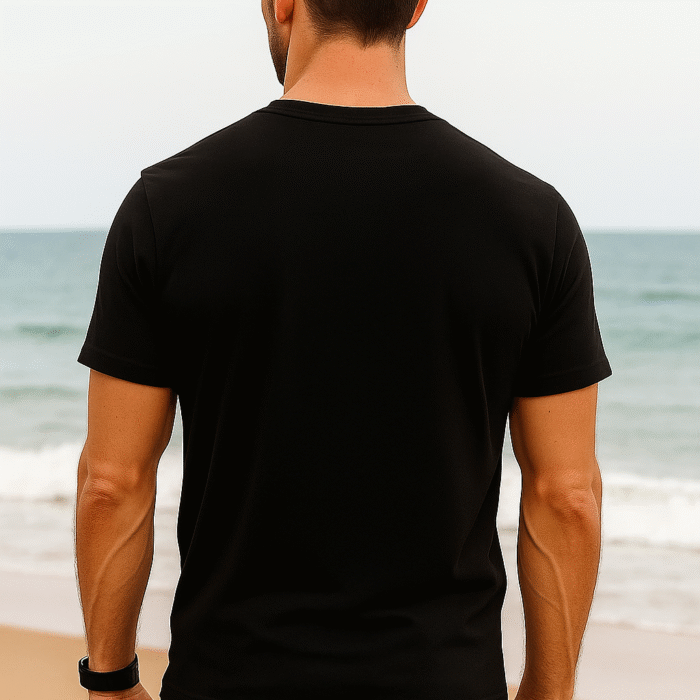 Beachside Casual Style_t-shirt mockup