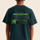 Men's motivational oversized t-shirt
