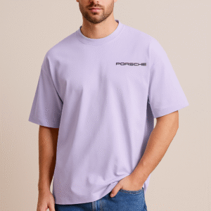 Men's Porsche 911 GT3 RS Terry Oversized T-shirt with Back print