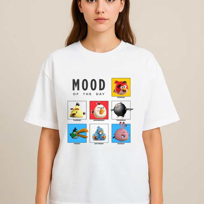 AngryBird printed T-shirt (2)
