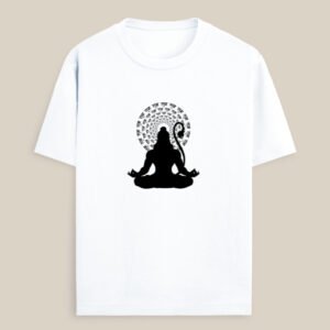 Unisex Lord Hanuman Printed Regular Fit Standard Crew T-Shirt