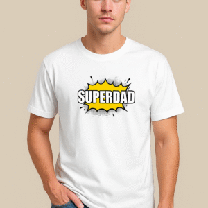 Men's Super Dad – Graphic Regular Fit T-Shirt