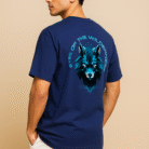 Wolf printed oversized t-shirt