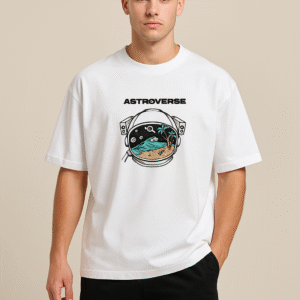 Men's Astronaut Beach Escape Oversized Classic T-Shirt